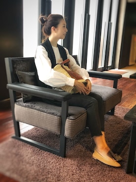 「アラフォーコーデ」｜「アイテム（その他アウター）」を使った、marisolyukkoさん（レディース・163cm）の春コーディネート