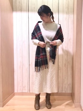 くまがいさん（レディース・163cm）の冬コーディネート