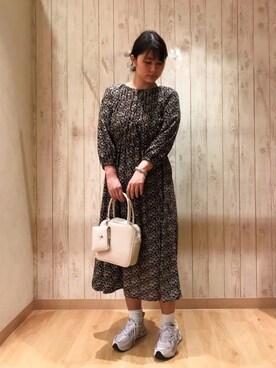 「POU DOU DOU（プードゥドゥ）のアイテム」を使った、くまがいさん（レディース・163cm）の冬コーディネート