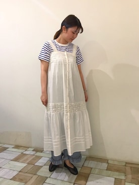 「マリン」｜くまがいさん（レディース・163cm）の春コーディネート