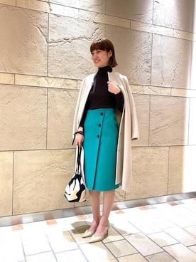 市川珠萌さん（レディース・162cm）の秋コーディネート