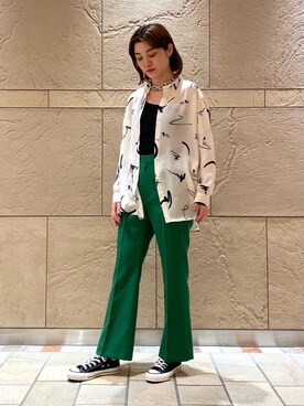 市川珠萌さん（レディース・162cm）の冬コーディネート