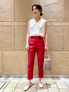 市川珠萌さん（レディース・162cm）の夏コーディネート