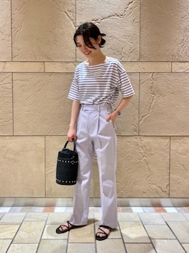 市川珠萌さん（レディース・162cm）の夏コーディネート