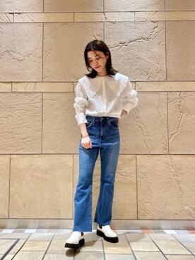 市川珠萌さん（レディース・162cm）の夏コーディネート