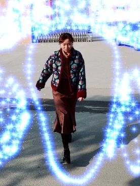 成长为想要成为的我さん（レディース・162cm）の冬コーディネート