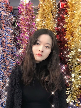 「MONKI（モンキ）のアイテム（ブルゾン）」を使った、阿久酱-さん（レディース・158cm）の冬コーディネート