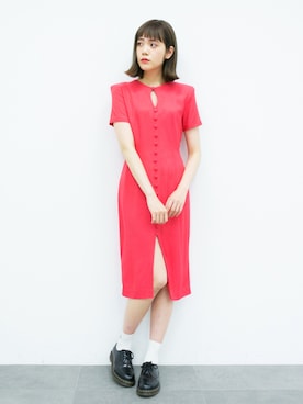 「LEBECCA boutique（レベッカブティック）のアイテム（ワンピース、ピンク系）」を使った、lebeccaboutique0312さん（レディース・158cm）の夏コーディネート