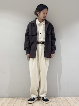 「アイテム（ブルゾン）」を使った、kokiさん（メンズ・170cm・20代）の秋コーディネート