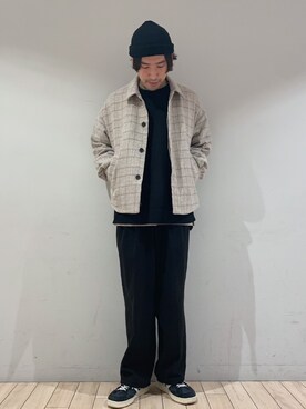 「アイテム（ブルゾン）」を使った、kokiさん（メンズ・170cm・20代）の冬コーディネート