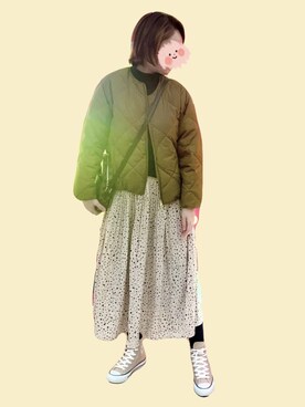 「BACK NUMBER（バックナンバー）のアイテム（ジャケット/アウター）」を使った、Peggyさん（レディース・160cm）の春コーディネート