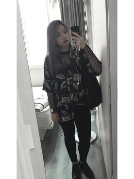 「Echo（エコー）のアイテム」を使った、Charlotteさん（レディース・168cm）の秋コーディネート