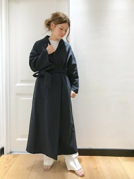 「M．MARTIN（エムマーティン）のアイテム」を使った、HIROさん（レディース・164cm）の冬コーディネート