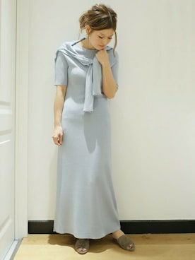 「NINA RICCI（ニナリッチ）のアイテム」を使った、HIROさん（レディース・164cm）の冬コーディネート
