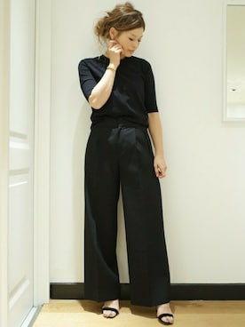 「VITA FEDE（ヴィタフェデ）のアイテム」を使った、HIROさん（レディース・164cm）の冬コーディネート