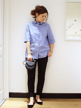 「M2MAlletier（エムツーマレティエ）のアイテム」を使った、HIROさん（レディース・164cm）の春コーディネート