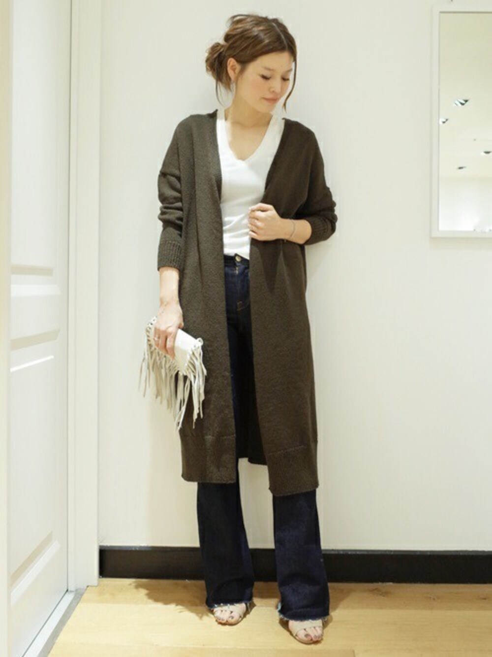 新品　ドゥーズィエムクラス　Lily Linen ロングカーディガン Deuxieme Classe（ドゥーズィエムクラス）の「Lily Linen ロング