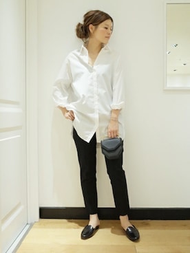 「M2MAlletier（エムツーマレティエ）のアイテム」を使った、HIROさん（レディース・164cm）の春コーディネート