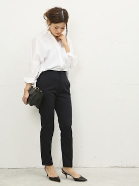 「NINA RICCI（ニナリッチ）のアイテム」を使った、HIROさん（レディース・164cm）の春コーディネート