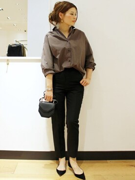 「M2MAlletier（エムツーマレティエ）のアイテム」を使った、HIROさん（レディース・164cm）の春コーディネート