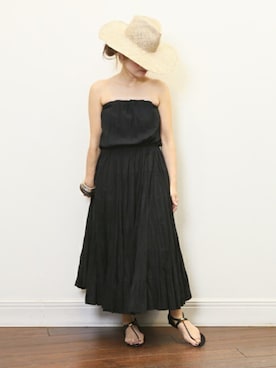 「VICINI（ヴィッチーニ）のアイテム」を使った、HIROさん（レディース・164cm）の春コーディネート