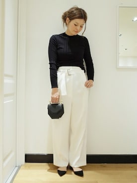 「CINOH（チノ）のアイテム」を使った、HIROさん（レディース・164cm）の春コーディネート