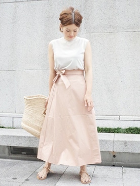 「tibi（ティビ）のアイテム」を使った、HIROさん（レディース・164cm）の夏コーディネート