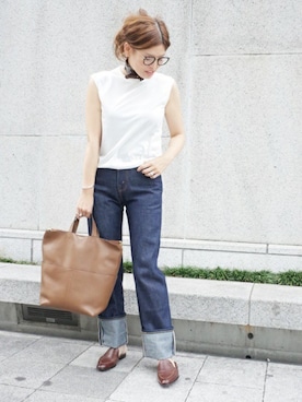 「manipuri（マニプリ）のアイテム」を使った、HIROさん（レディース・164cm）の夏コーディネート