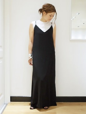 「NINA RICCI（ニナリッチ）のアイテム」を使った、HIROさん（レディース・164cm）の夏コーディネート