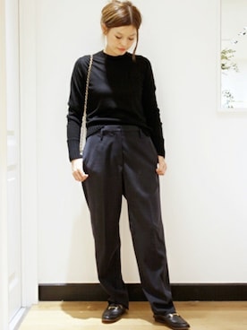 「CINOH（チノ）のアイテム」を使った、HIROさん（レディース・164cm）の秋コーディネート