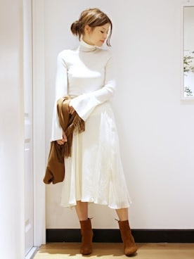 「Begg & Co（ベグアンドコー）のアイテム」を使った、HIROさん（レディース・164cm）の秋コーディネート