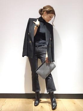 「6397（シックススリーナインセブン）のアイテム」を使った、HIROさん（レディース・164cm）の秋コーディネート