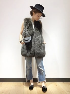 Deuxieme Classe(ドゥーズィエムクラス)の「CELERI Side Slit Denim ...
