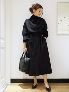 「LAVER（ラバー）のアイテム」を使った、HIROさん（レディース・164cm）の秋コーディネート