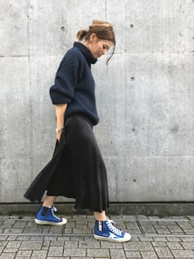 「BARENA（バレナ）のアイテム」を使った、HIROさん（レディース・164cm）の秋コーディネート