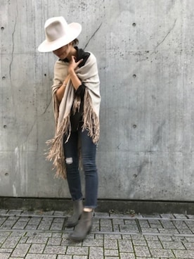 「SARTORE（サルトル）のアイテム」を使った、HIROさん（レディース・164cm）の秋コーディネート