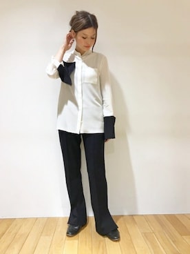 「CAMINANDO（カミナンド）のアイテム」を使った、HIROさん（レディース・164cm）の冬コーディネート