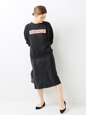 「6397（シックススリーナインセブン）のアイテム」を使った、HIROさん（レディース・164cm）の冬コーディネート