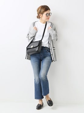 「6397（シックススリーナインセブン）のアイテム」を使った、HIROさん（レディース・164cm）の冬コーディネート