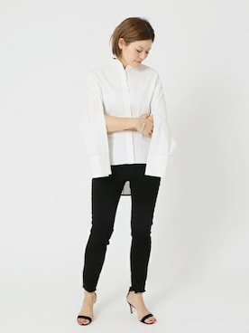 「CINOH（チノ）のアイテム」を使った、HIROさん（レディース・164cm）の冬コーディネート