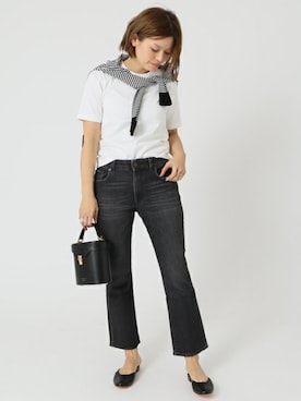 「CINOH（チノ）のアイテム」を使った、HIROさん（レディース・164cm）の冬コーディネート