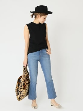 「NINA RICCI（ニナリッチ）のアイテム」を使った、HIROさん（レディース・164cm）の冬コーディネート