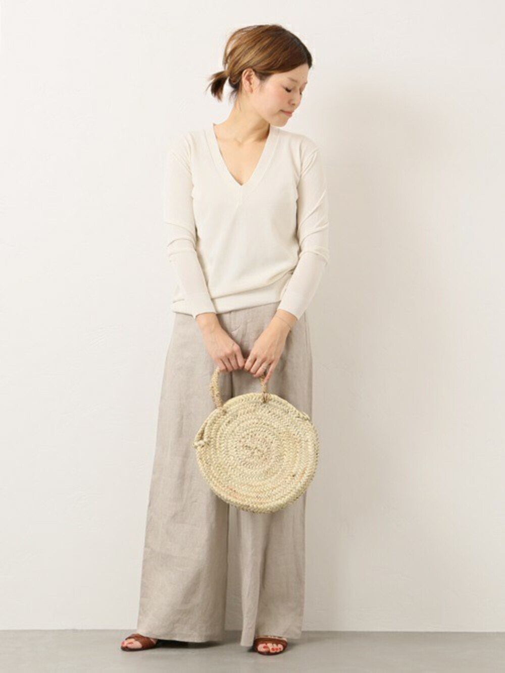 【新品】above SC Ｖネックプルオーバー Deuxieme Classe（ドゥーズィエムクラス）の「+above SC Vネックプル