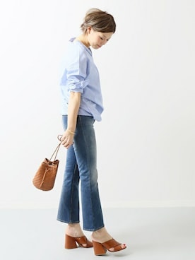 「6397（シックススリーナインセブン）のアイテム」を使った、HIROさん（レディース・164cm）の春コーディネート