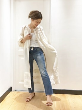 「6397（シックススリーナインセブン）のアイテム」を使った、HIROさん（レディース・164cm）の夏コーディネート