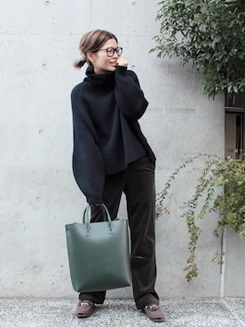 【MANSURGAVRIEL】DEUXIEME CLASSE レザートートバッグ Deuxieme Classe（ドゥーズィエムクラス）の「MANSUR GAVRIEL