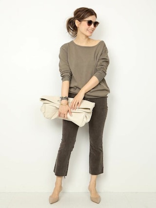 DEUXIEME CLASSE / ドゥーズィエムクラス 20SS 20080500706010 ニット加工プルオーバー 長袖ニットセーター DEUXIEME CLASSE - 【DEUXIEMECLASSE】20SS 20080500706010
