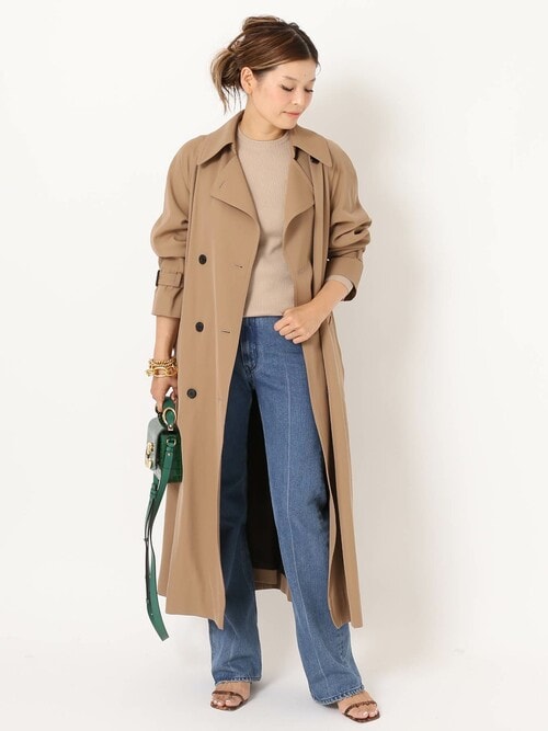 極美品✨️￥7.3万　ドゥーズィエムクラス　Josee ウールギャバトレンチコート 20201012160914914_500.jpg