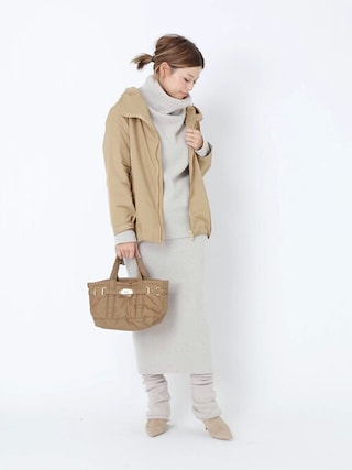 Deuxieme Classe フルジップブルゾン ベージュ 2025年最新】deuxieme