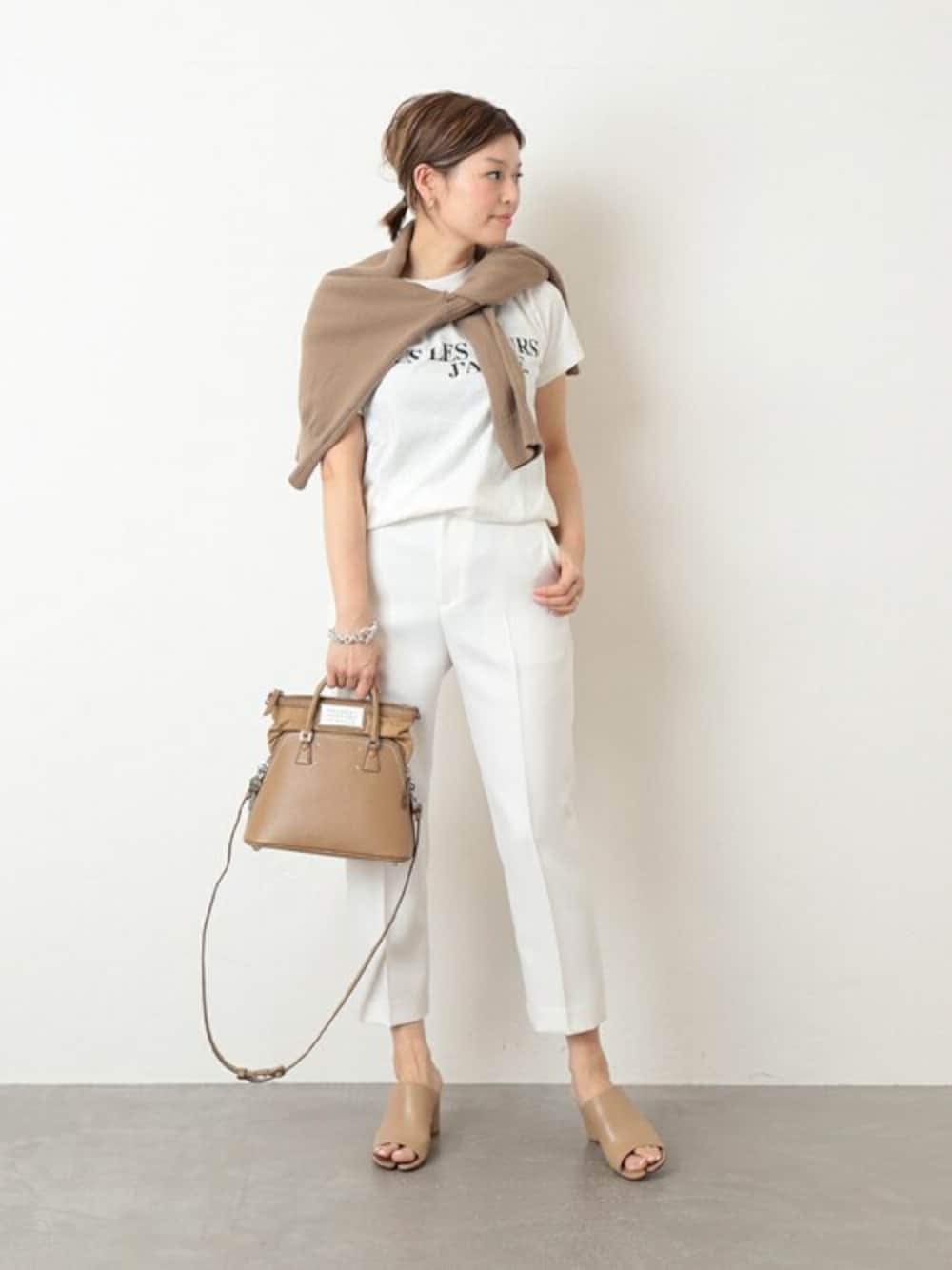 【新品】EVERYDAY I LIKE.ベーシックニット キャメル Deuxieme Classe(ドゥーズィエムクラス)の「EVERYDAY I LIKE クルー